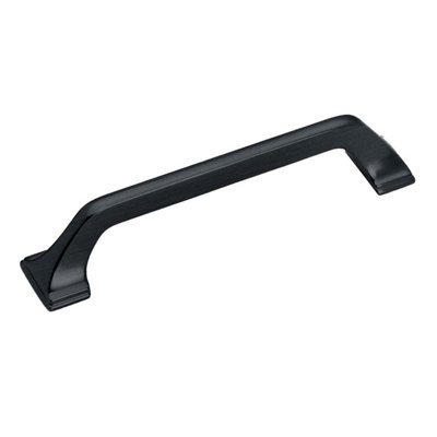 Plum&Clay Kingham Traditional Matt Black Cabinet Door Pull Bar Handle (W)152mm