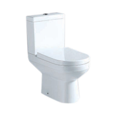 Plum&Clay Laena White Close Coupled Toilet with Soft Close Seat