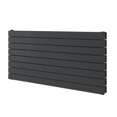 Plum&Clay Leonardo Anthracite Horizontal Convector Radiator - (W)1200mm (H)600mm Price Comparisons | Compare The Build
