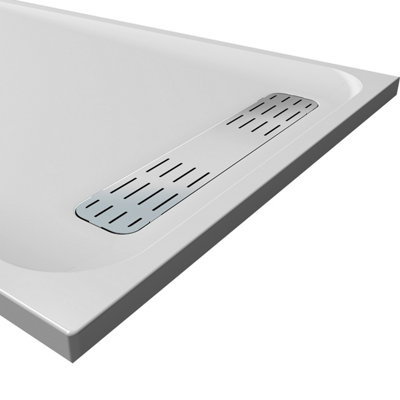Plum&Clay Lila Stainless Steel Shower Tray Waste (W)800mm Price Comparisons | Compare The Build
