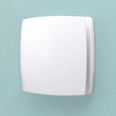 Plum&Clay Myan White Wall Mounted Bathroom Ventilation Extractor Fan with Timer Price Comparisons | Compare The Build