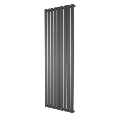 Plum&Clay Porter Grey Single Vertical Flat Panel Radiator (H)1800mm (W)610mm