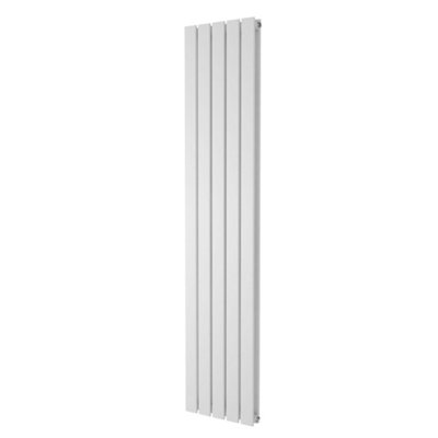 Plum&Clay Porter White Double Vertical Flat Panel Radiator (H)1600mm (W)340mm