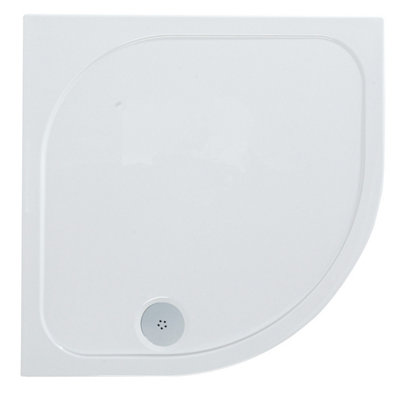 Plum&Clay Quadrant Low Profile Anti Slip Shower Tray (L)900mm (W)900mm (H)40mm