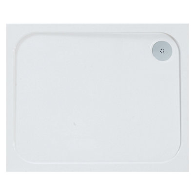 Plum&Clay Rectangular Low Profile Anti Slip Shower Tray (L)900mm (W)800mm (H)40mm