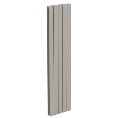 Plum&Clay Solix Beige Aluminium Vertical Double Panel Radiator (H ...