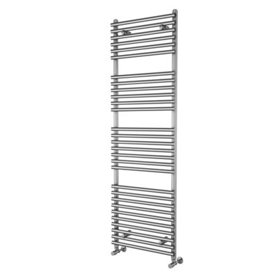 Plum&Clay Sutton Chrome Heated Towel Rail (H)1600mm (W)500mm