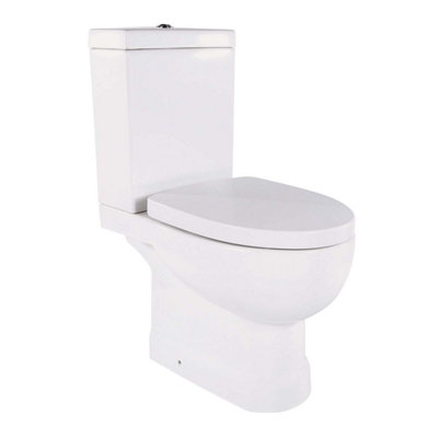 Plum&Clay Sylvan Close Coupled Toilet with Soft Closing Seat Price Comparisons | Compare The Build