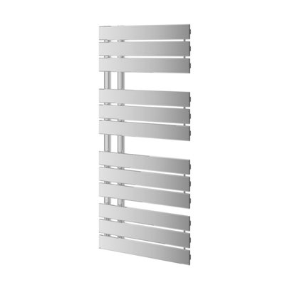 Plum&Clay Taurus Chrome Heated Towel Rail (H)1080mm (W)550mm