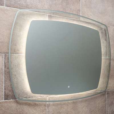 Plum&Clay Taylor LED Illuminated Backlit Bathroom Mirror (H)750mm (W)1000mm