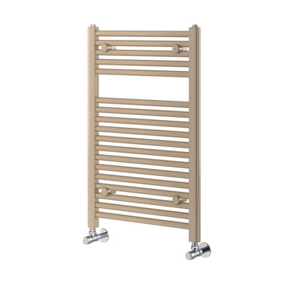 Plum&Clay Triton Brown Heated Towel Rail (H)770mm (W)500mm