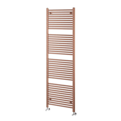 Plum&Clay Triton Brushed Bronze Heated Towel Rail (H)1800mm (W)600mm
