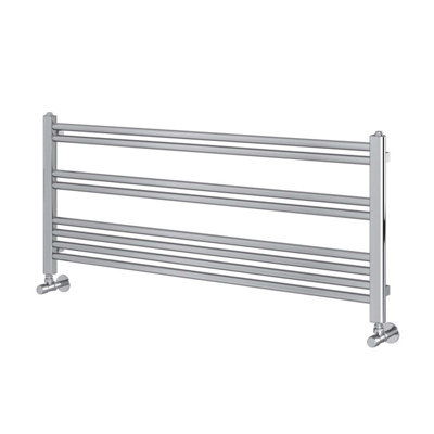 Plum&Clay Triton Chrome Heated Towel Rail (H)500mm (W)980mm