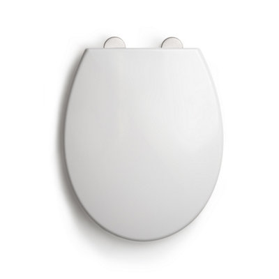 Plum&Clay White Soft Closing Toilet Seat