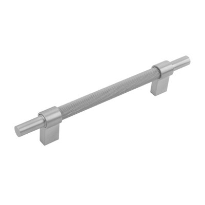 Plum&Clay Zenith Brushed Nickel Cabinet Door Pull Bar Handle (W)257mm