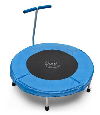 Plum Junior Bouncer Trampoline Round Blue DIY at B Q