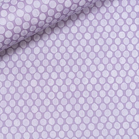 Plum Purple Dot Wallpaper Smooth Circular Spots Geometric Pattern Paste The Wall