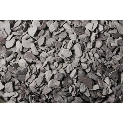 Plum Slate Chippings Bulk Bag 40mm - 3