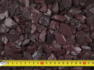 Plum Welsh Slate Chippings 20mm - 50 Pack (1000kg) - 4