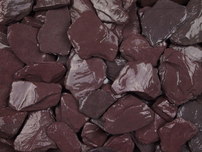 Plum Welsh Slate Chippings 40mm - 25 bag (500kg) - 4