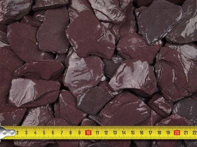 Plum Welsh Slate Chippings 40mm - 25 bag (500kg) - 5
