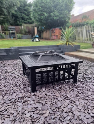 Plum Welsh Slate Chippings 40mm - 25 bag (500kg) - 8