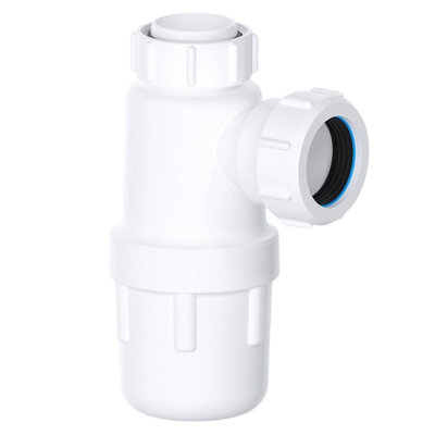 PlumbEZ Bottle Trap 32mm (1.25 inch) with 75mm Water Seal and Anti-Slip ...