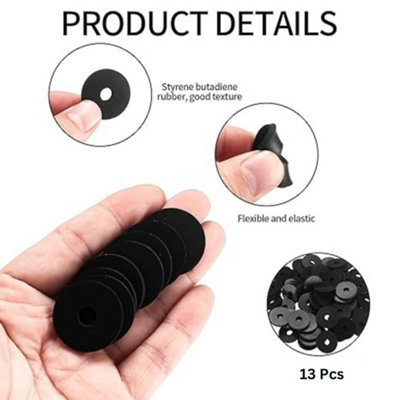 Plumbing Rubber Washers Perfect For Tap Repair Replacement Flat Tap Washers Faucet Gasket 3 Sizes 3 x 3/8" 5 x 1/2" & 5 x 3/4"