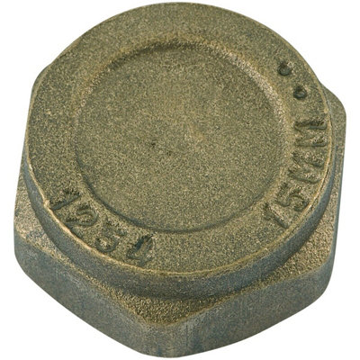 Plumbright Compression Brass Cap 3/4
