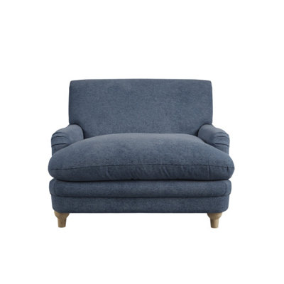 PLUMPTON CHAIR DENIM BLUE WEAVE