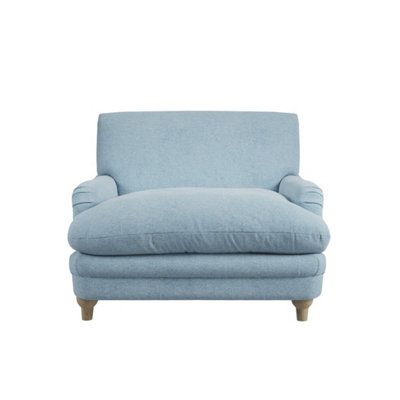 PLUMPTON CHAIR DUCK EGG BLUE WEAVE