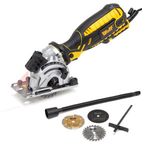 Plunge Saw Wolf 89mm 705w with Sure Grip and Laser Guide