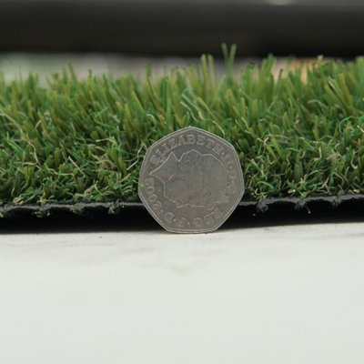 Plush Artificial Grass, 45mm Artificial Grass, Premium Synthetic Artificial Grass, 10 Years Warranty-9m(29'5") X 4m(13'1")-36m²