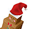 Plush Christmas Gift Boxes Gingerbread Xmas Eve 3 Stacking Nesting Storage Boxes