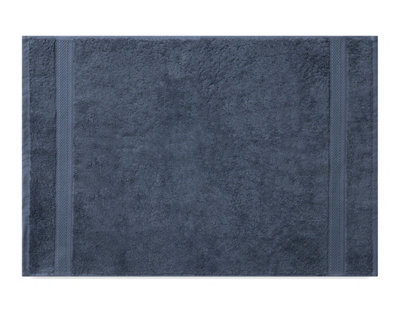 Plush Organic Bath Towel Set - Mineral Blue 700GSM - 7