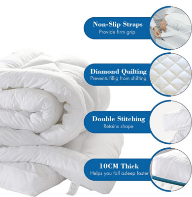 Plush Soft 4 Inch Deep King Mattress Topper - 3