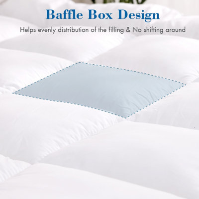Plush Soft 4 Inch Deep King Mattress Topper - 4