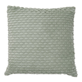 Plush Throw Pillow with Pillow Insert Green 45cm x 45cm