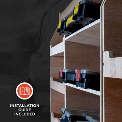 Plywood Racking for Ford Transit Custom (2013-2024) LWB - BOTH SIDES ...