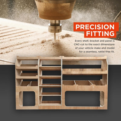 Plywood Racking for Vw Transporter (2024+) SWB - BOTH SIDES Shelving XL ...