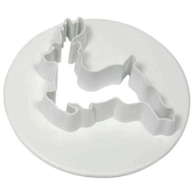 PME Reindeer Cookie Cutter (Pack of 2) Silver (One Size)