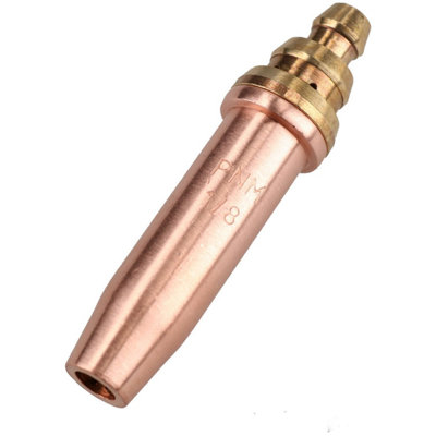 PNM Oxy Propane Gas Cutting Nozzle Tip Standard length 1/8" 190-300mm 2pk