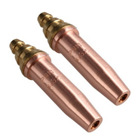 PNM Oxy Propane Gas Cutting Nozzle Tip Standard length 3/32" 90-150mm 2pk