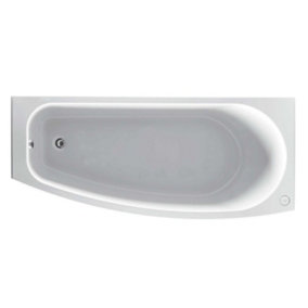 Poca Right Hand Acrylic Space Saver Bath with Front Panel (L)1690mm (W)690mm