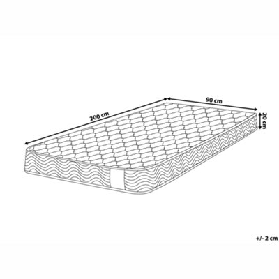 Pocket Spring Mattress BLISS H3/4 Firm 90 x 200 cm (EU Single)