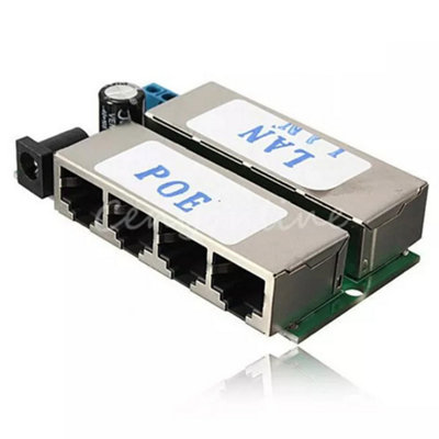 AIMHD 4 Pair RJ45 Ethernet Combiner, Cat5 PoE Splitter, 2-in-1 (2