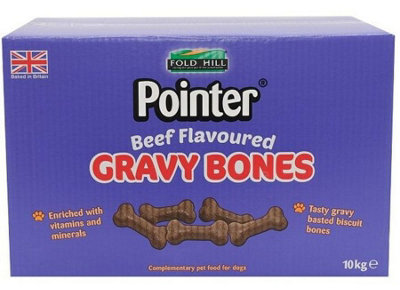 Pointer Gravy Bones Beef Flavoured 10Kg