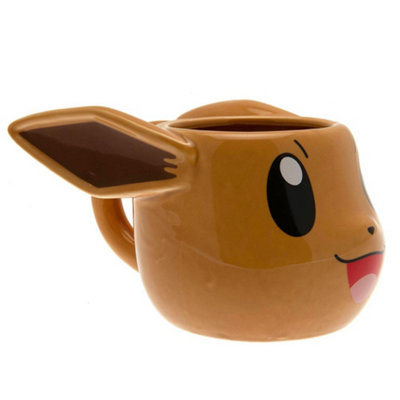 Pokemon 3D Eevee Mug Brown (One Size)