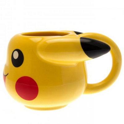 Pokemon 3D Mug Pikachu Yellow (One Size)