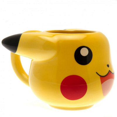 Pokemon 3D Mug Pikachu Yellow (One Size)